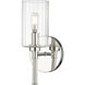 Chastine Indoor Wall Sconce Wall Light in Polished Nickel